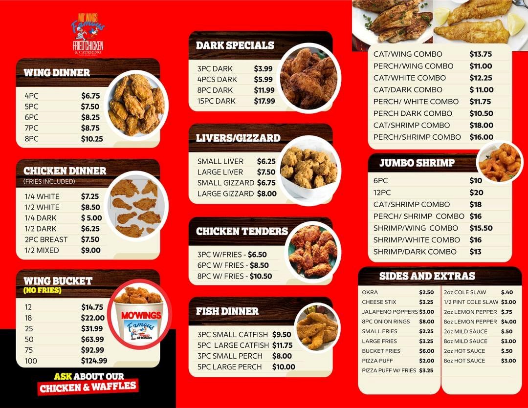 Fried Chicken Mo'Wings Famous Fried Chicken & Catering